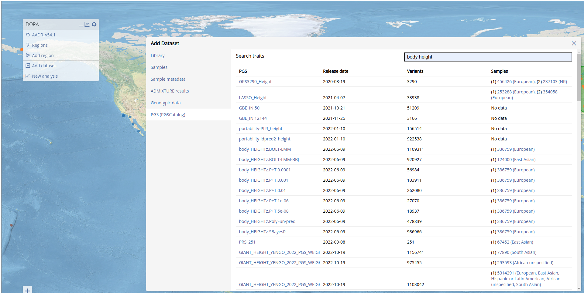 Adding PGS from PGSCatalog Adding PGS from PGSCatalog