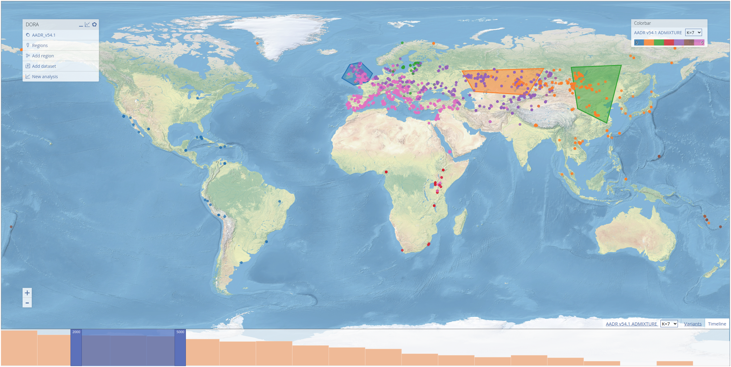 Selecting geographic regions for analyses Selecting geographic regions for analyses